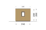 Garden Room PREMIUM (Insulated PLUS, 34 mm + Cladding), 6x3 m (20'x10'), 18 m² specification 5