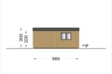 Double Wooden Garage SILVIA DUO (34 mm + Cladding), 6x6 m (20'x20'), 36 m² specification 5
