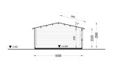 Log Cabin LILLE (44 mm), 5x4 m (16'x13'), 20 m² specification 6