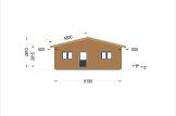 Granny Flat ALICE S (44 mm + Cladding), 10.2x6.2 m (34'x20'), 63 m² specification 3