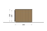 Garden room LAYLA (Insulated, 34 + cladding), 6x3 m (20'x10'), 15 m² specification 3