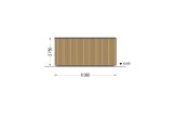 Granny Annexe BELLA 3 (Insulated, 44 mm + Cladding), 75 m² specification 3
