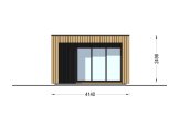 Garden room LAYLA (Insulated, 34 + cladding), 4x3 m (13'x10'), 10 m² specification 2