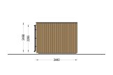 Garden room LAYLA (Insulated, 34 + cladding), 5x3 m (16'x10'), 13 m² specification 3
