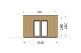 Garden Room PREMIUM (Insulated PLUS, 34 mm + Cladding), 7x4 m (23'x13'), 28 m² specification 3