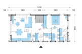 Log Cabin House INGRID (Insulated, 44 mm + Cladding), 170 m² specification 1