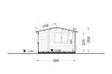 Log Cabin OSLO (44 mm), 5x4 m (16'x13'), 20 m² specification 6