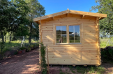Garden Log Cabin ELEONORA (34 mm), 6.6x3 m, 20 m² customer 2