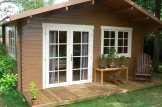 Log Cabin WISSOUS (44 mm), 5x4 m (16'x13'), 20 m² customer 2