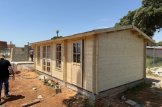 Log Cabin LEA With Shed Attached (66 mm), 7x4 m (23'x13'), 28 m² customer 3