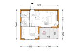Granny Annexe GINNY RV (Insulated, 44 mm + Cladding), 44 m² specification 1