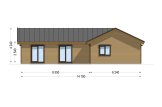 Log Cabin House PAULA (Insulated PLUS, 44 mm + Cladding), 118 m² specification 2