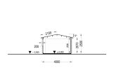 Single Wooden Garage CLASSIC (34 mm), 4x6 m (13'x20'), 24 m² specification 6