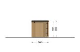 Outdoor Sauna OKO (34 mm + Cladding), 2.3x1.6 m, 2.7 m² specification 4