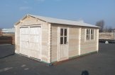 Single Wooden Garage CLASSIC (44 mm), 4x6 m (13'x20'), 24 m² customer 2