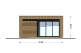 Garden room LAYLA (Insulated, 34 + cladding), 5x3 m (16'x10'), 13 m² specification 2