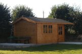 Log Cabin OSLO (44 mm), 5x4 m (16'x13'), 20 m² customer 3
