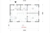 Granny Flat SELENE S (44 mm + Cladding), 10.2x6.2 m (34'x20'), 63 m² specification 1