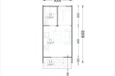Garden Pod BRETA (28 mm), 3x6 m (10'x20'), 18 m² specification 1