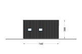 Granny Annexe GINNY RV (Insulated, 44 mm + Cladding), 44 m² specification 3