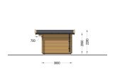 Garden Log Cabin PETER (34 mm), 3x3 m (10'x10'), 9 m² specification 5
