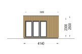 Garden Room PREMIUM (Insulated PLUS, 34 mm + Cladding), 5x4 m (16'x13'), 20 m² specification 5