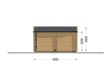 Outdoor Sauna VIGOR (44 mm), 4.5x2.5 m, 4.9 m² specification 4