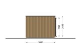 Garden room LAYLA (Insulated, 34 + cladding), 6x3 m (20'x10'), 15 m² specification 5