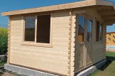 Log Cabin LILLE (34 mm), 5x5 m (16'x16'), 25 m² customer 3