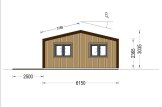 Granny Annexe NICOLE (Insulated, 44 mm + Cladding), 68 m² specification 3