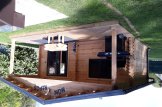 Log Cabin CAMILA (66 mm), 6x6 m (20'x20'), 36 m² customer 2