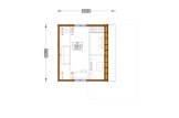 Granny Annexe SELIA (Insulated, 34 mm + Cladding), 44 m² specification 2