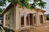 Garden Room MAJA (34 mm), 7.5x4 m (25'x13'), 30 m² customer 1