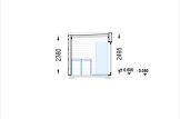 Outdoor Sauna With Changing Room DELLA (34 mm + Cladding), 6,1 x 2,6 m, 12.5 m² specification 6