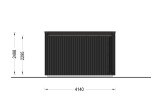 Garden room AMARA (Insulated, 34 + cladding), 4x3 m (13'x10'), 12 m² specification 4