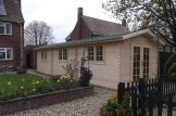 Garden Log Cabin STRONGHOLD (44 mm), 3x10 m (10'x33'), 30 m² customer 2