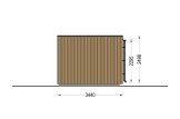 Garden room LAYLA (Insulated, 34 + cladding), 4x3 m (13'x10'), 10 m² specification 5