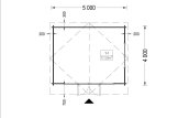 Garden Studio MARTA (66 mm), 5x4 m (16'x13'), 20 m² specification 1