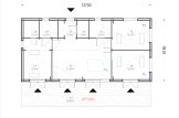 Granny Annexe NICOLE (Insulated, 44 mm + Cladding), 68 m² specification 1