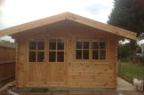 Log Cabin LILLE (44 mm), 4x5 m (13'x16'), 20 m² customer 3