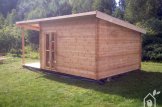 Log Cabin CARL (34 mm), 5x4 m (16'x13'), 20 m² + 8 m² Terrace customer 3