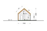 Granny Annexe MILANA (Insulated, 34 mm + Cladding), 41 m² specification 7