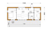 Granny Annexe BELLA 1 RV (Insulated, 44 mm + Cladding), 44 m² specification 1