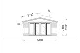 Garden Studio MARTA (66 mm), 5x4 m (16'x13'), 20 m² specification 2