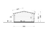 Log Cabin DREUX (34 mm), 5x5 m (16'x16'), 25 m² specification 6