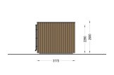 Garden room INES with terrace (Insulated, 34 + cladding), 6x3 m (20'x10'), 18 m² specification 3