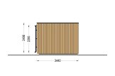 Garden room LAYLA (Insulated, 34 + cladding), 4x3 m (13'x10'), 10 m² specification 3
