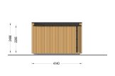Garden room AMARA (Insulated, 34 + cladding), 4x3 m (13'x10'), 12 m² specification 4