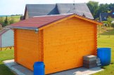 Garden Log Cabin PETER (34 mm), 3x3 m (10'x10'), 9 m² customer 3