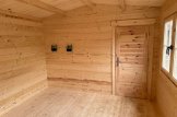 Garden Log Cabin NORA (44 mm), 7x3.5 m (23'x11'), 24 m² customer 2
